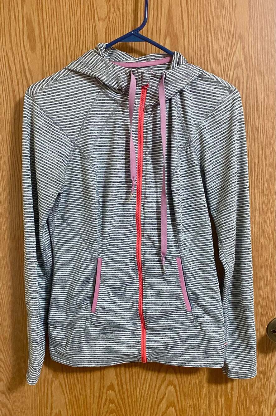Lukka Women's Full Zip Athletic Hooded Jacket with Pockets, Size Medium